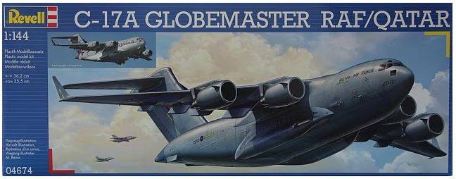 C-17A Globemaster RAF/Qatar - 1/144 Scale (Revell 04674)