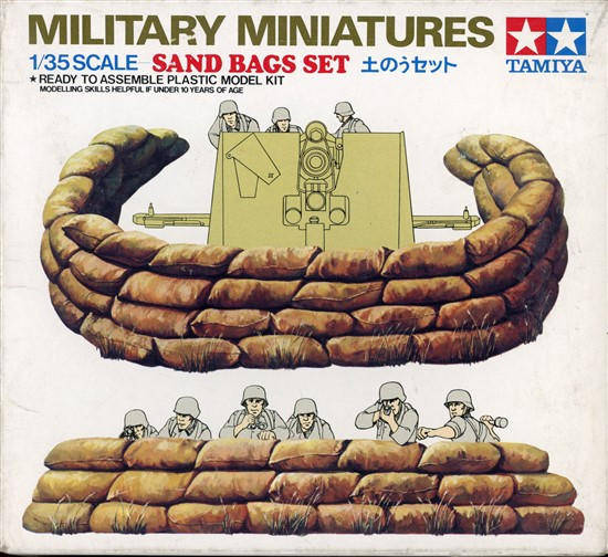 Sandbags - 1/35 Scale (Tamiya 35025)