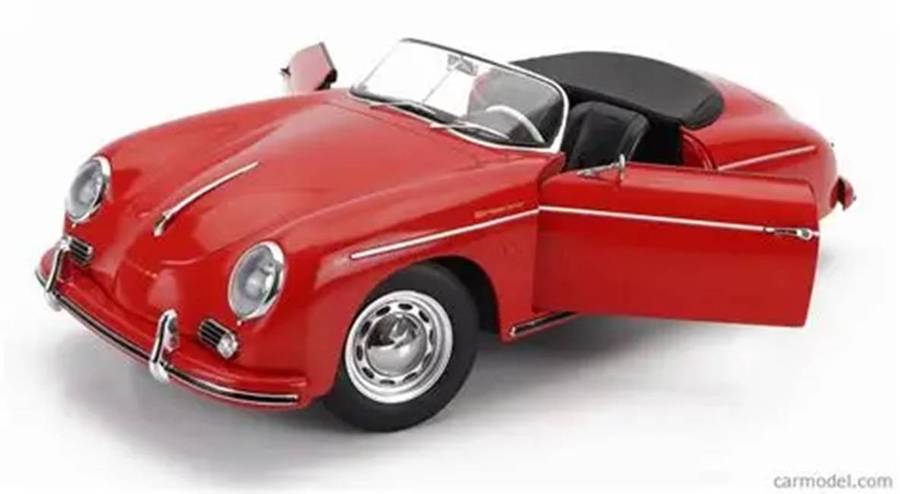 Porsche 356A Speedster (Convertible) Red 1/24 Scale WELLY 24106C-W-RED