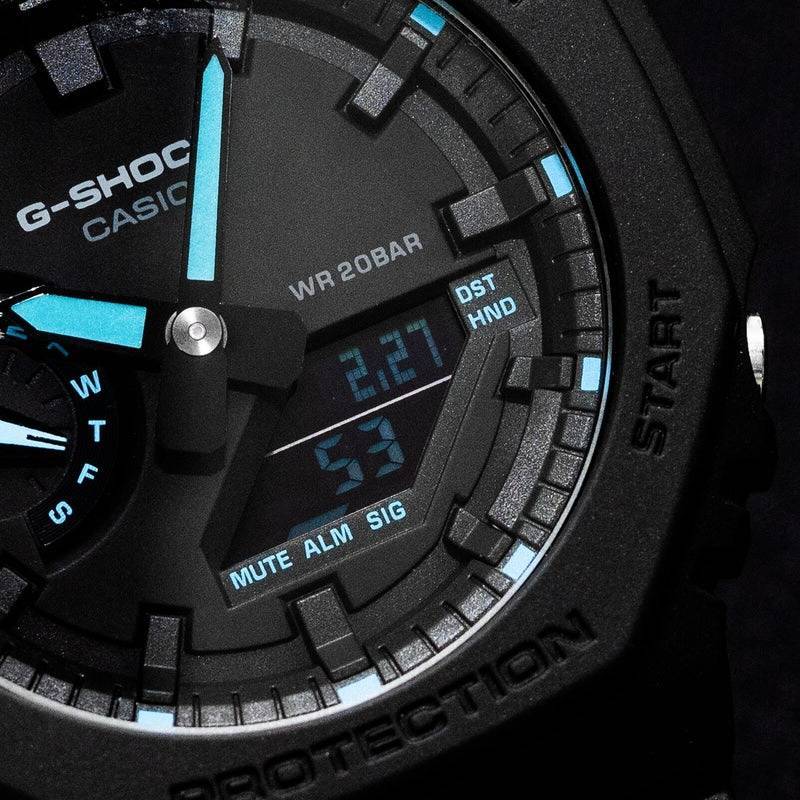 CASIO Mens G-Shock Carbon Core 45mm Watch GA-2100 Series