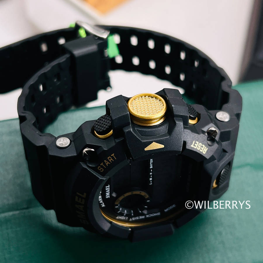 SMAEL Men`s SHOCK PROOF Mens Shockr 50mm Watch WATER RESISTANT **BRAND NEW**