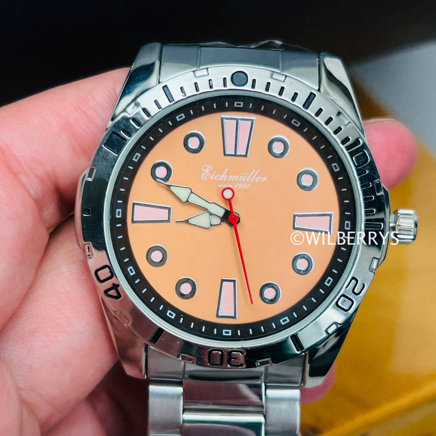 EICHMULLER Germany since 1950 Mens 42mm Classic Bracelet Watch