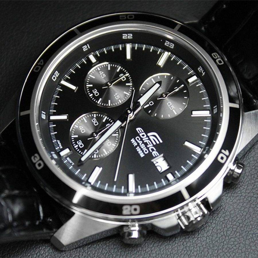 CASIO Mens Edifice Classic Chronograph Watch EFR-526L-1AV