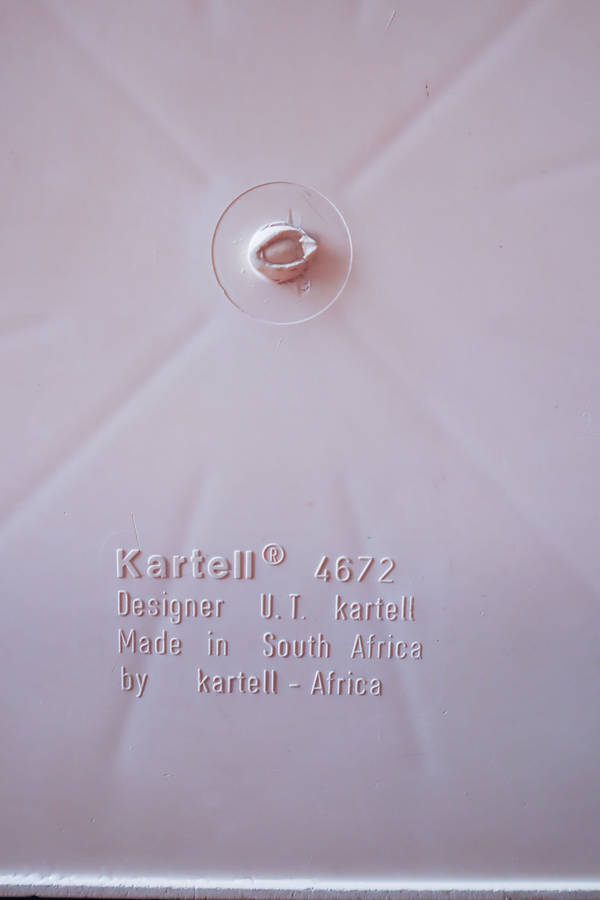 Plastic BASKET model 4672, designed by Ufficio Tecnico Kartell