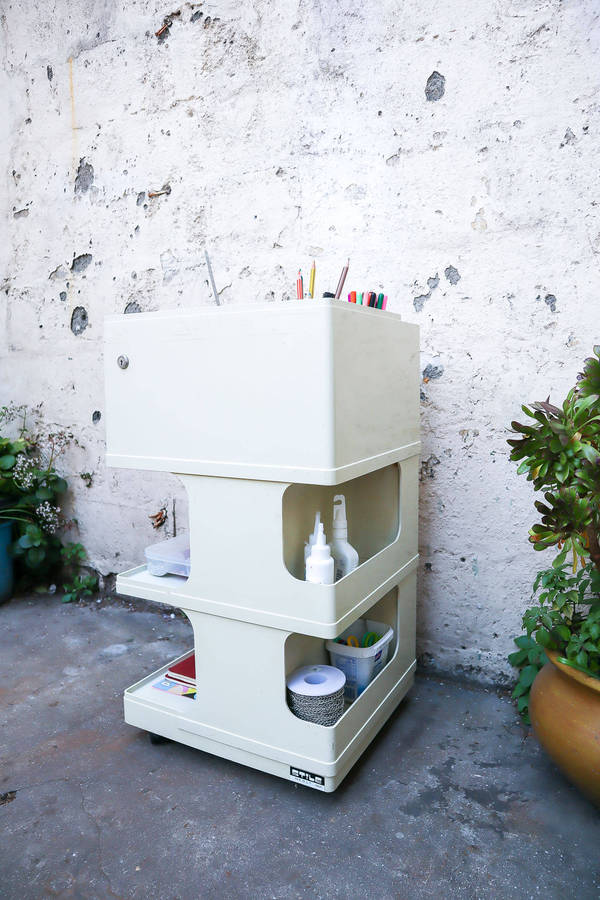 Giovanni Pelis for Stile Neolt Architect's trolley  Made in Italy.