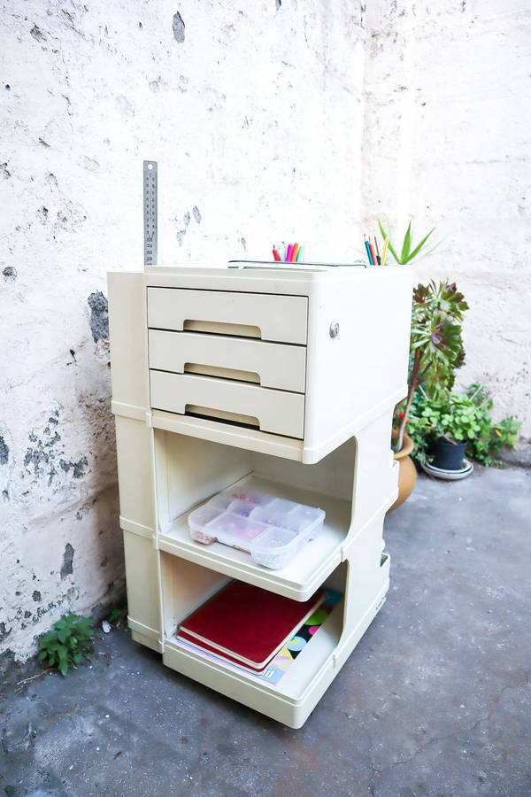 Giovanni Pelis for Stile Neolt Architect's trolley  Made in Italy.