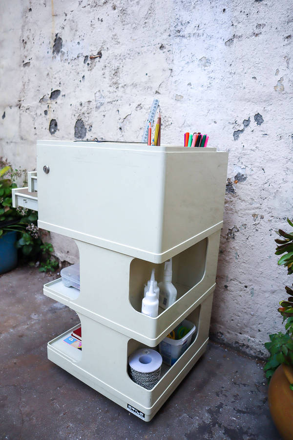 Giovanni Pelis for Stile Neolt Architect's trolley  Made in Italy.