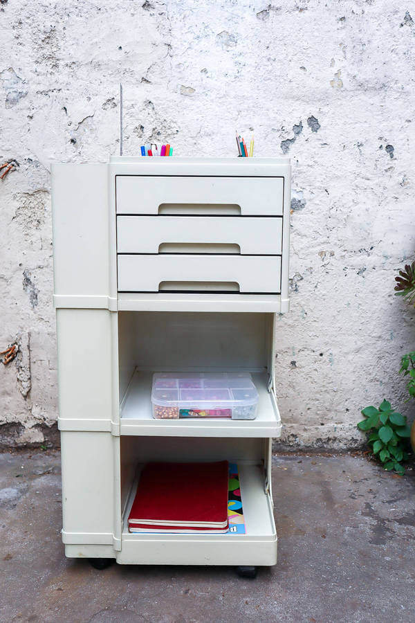 Giovanni Pelis for Stile Neolt Architect's trolley  Made in Italy.