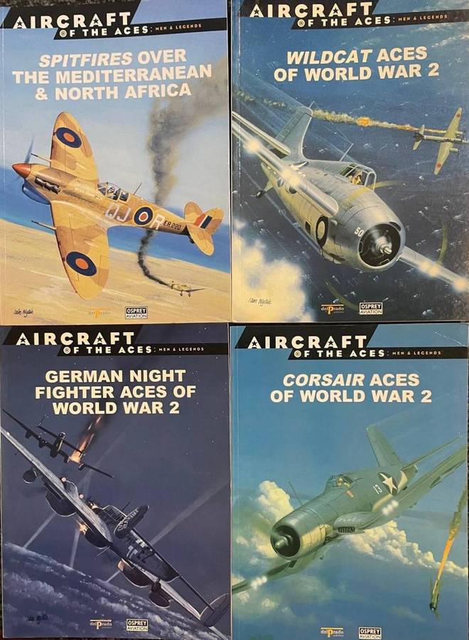 1 x COLLECTION OF 25 AIRCRAFT OF THE ACES: MEN & LEGENDS MAGAZINES