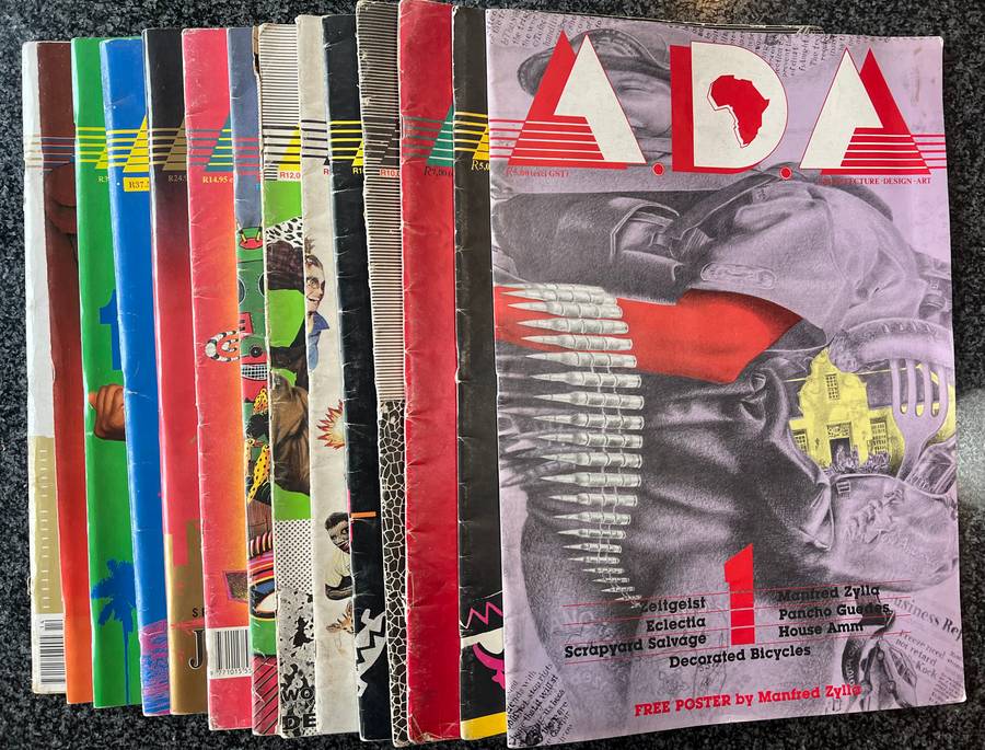 1 x COMPLETE COLLECTION OF ADA (ART DESIGN ARCHITECTURE) MAGAZINES, ISSUES 1 - 14