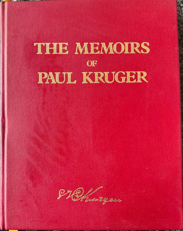 LIMITED EDITION, NUMBERED! THE MEMOIRS OF PAUL KRUGER VOL. 1 AND 2,