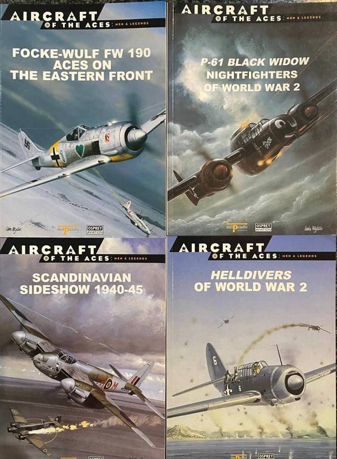 1 x COLLECTION OF 25 AIRCRAFT OF THE ACES: MEN & LEGENDS MAGAZINES