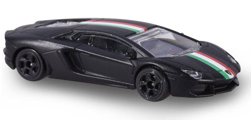 Original Licenced Lamborghini Truck(Merc) including 2 cars, miniature vehicle set, Die-Cast, 1:64