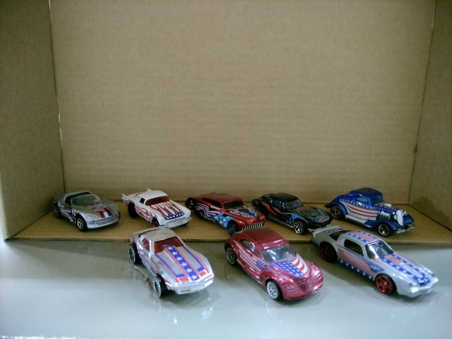 Hot wheels Stars & Stripes lot