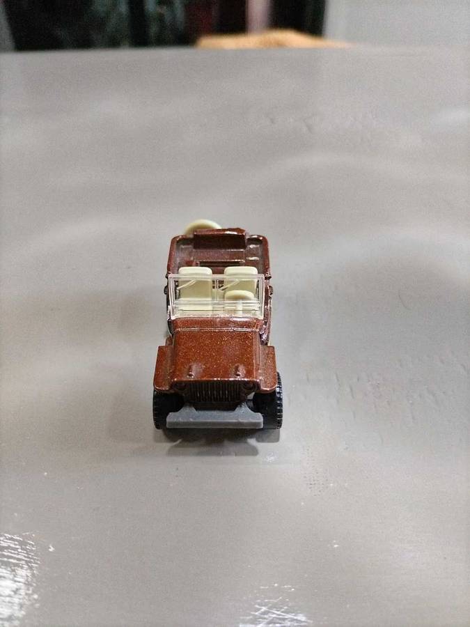 Matchbox Jeep Willys Brown Loose