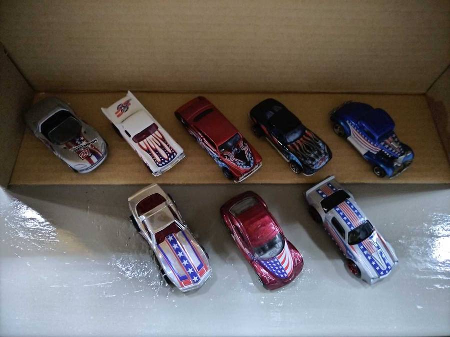 Hot wheels Stars & Stripes lot