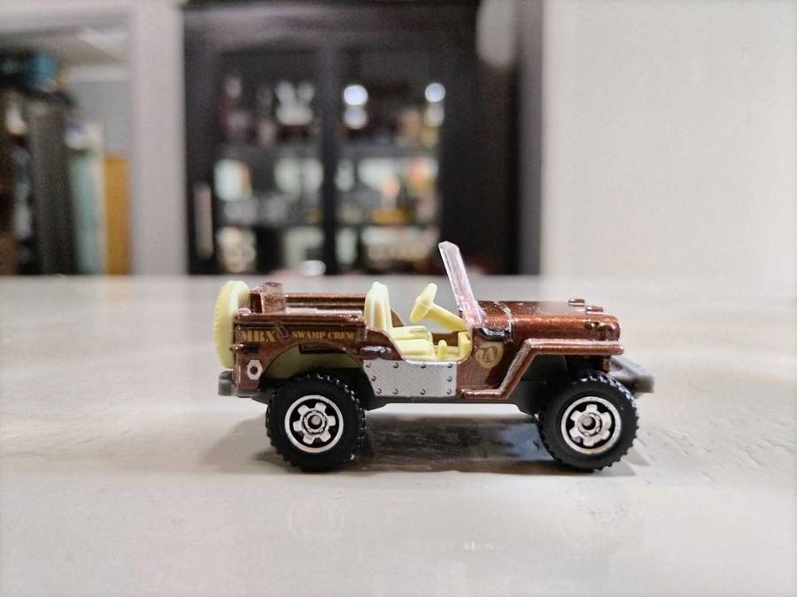 Matchbox Jeep Willys Brown Loose