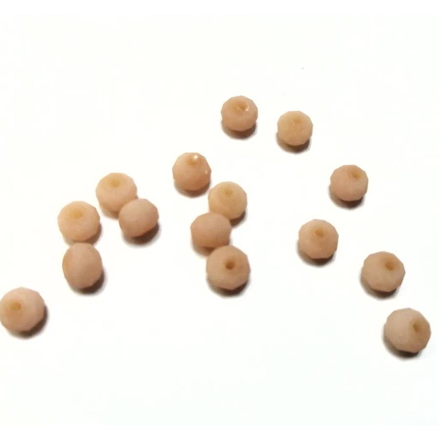Beads / Crystal Beads - 6mm -light salmon- 15pcs / Beads for crafting