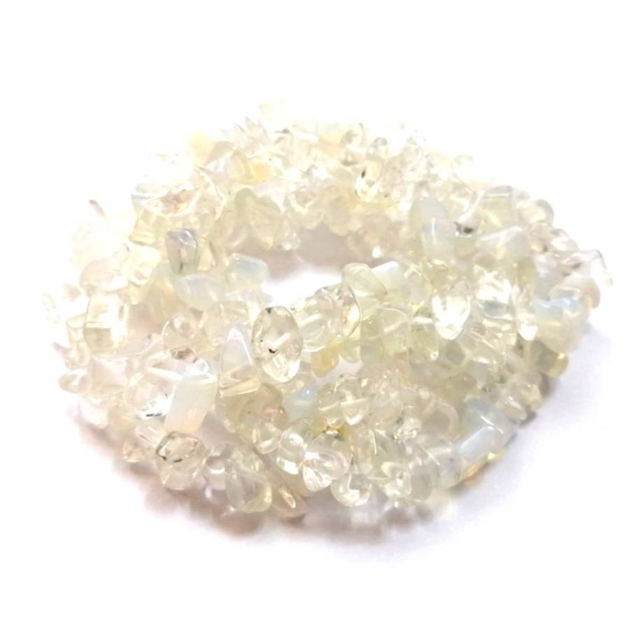 Beads / Gemstone - Milk Opal - Beads   - 5-8mm - String +/-85cm / Beads for crafting