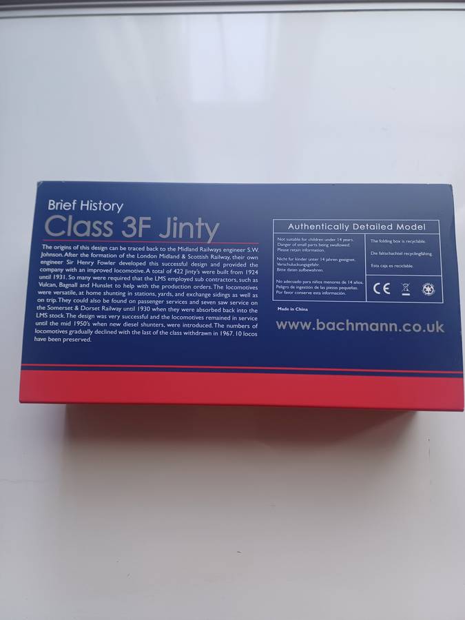 Bachmann Branch line Class 3F Jinty locomotive