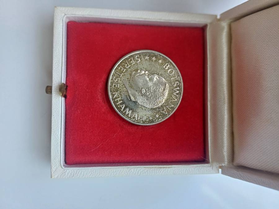 Botswana silver 50c Independence 1966