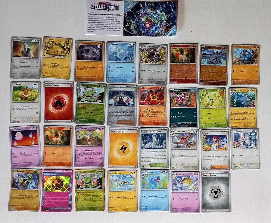 Pokemon Cards from Stellar Crown