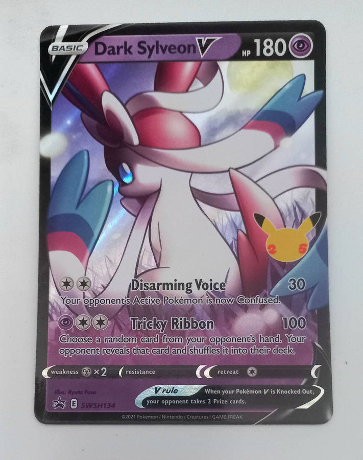 Dark Sylveon V SWSH134 from Sword and Shield Pokemon Card