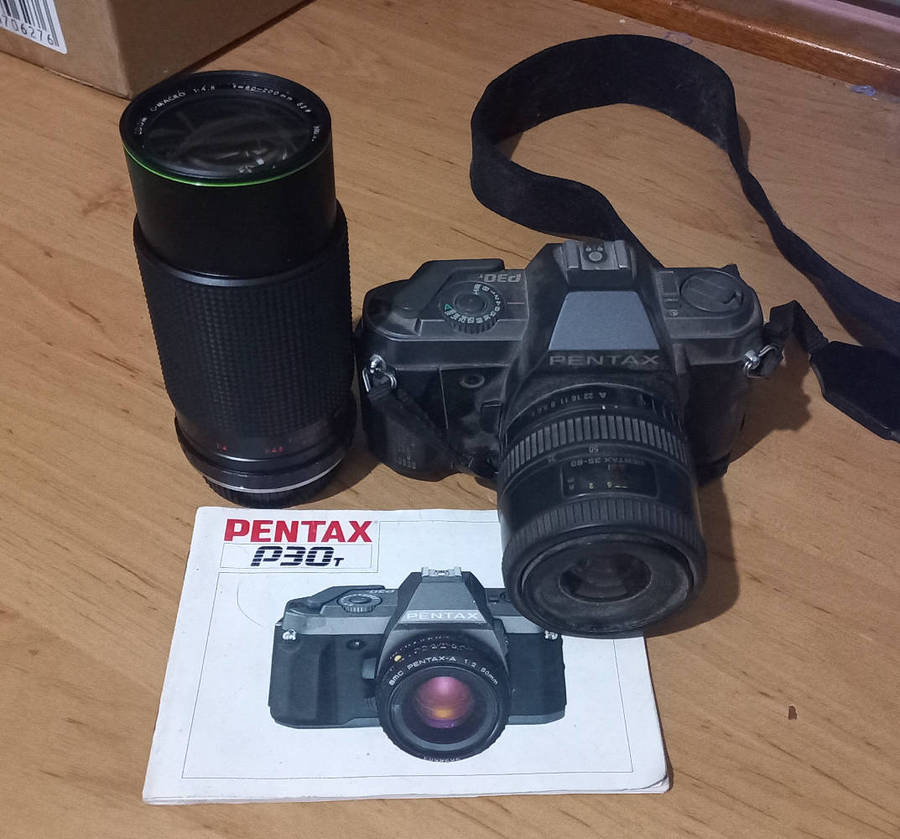 Old Pentax P30t camera