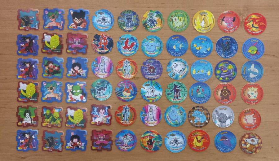 Mixed lot tazos