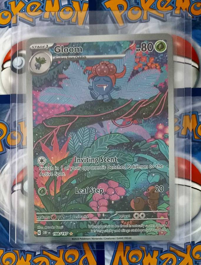 Gloom 198/197 from Obsidian Flames Pokemon Card