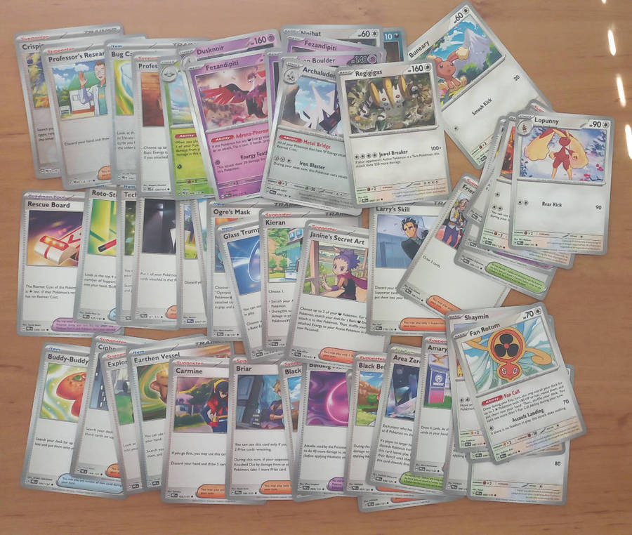 50x Pokemon cards from Prismatic Evolutions
