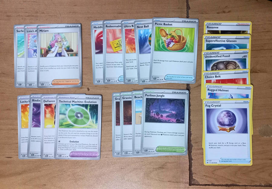 Mixed Lot Pokemon TCG support cards