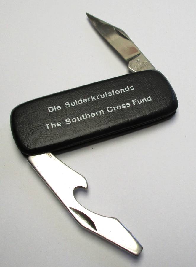 Vintage Pocket knife - Die Suiderkruisfonds / The Southern Cross Fund - militaria