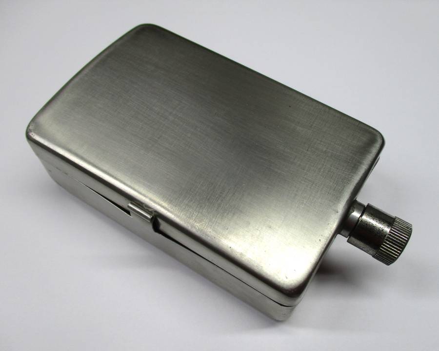 Vintage combination flask and cigarette holder