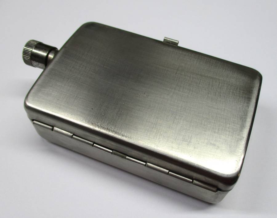 Vintage combination flask and cigarette holder