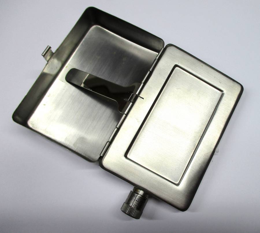 Vintage combination flask and cigarette holder