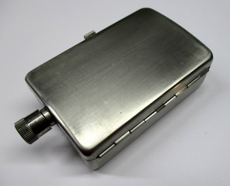 Vintage combination flask and cigarette holder