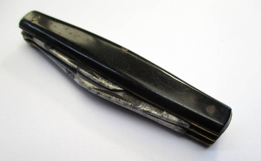 Vintage Carl Schlieper Stockman Folding Knife - Made in Solingen Germany