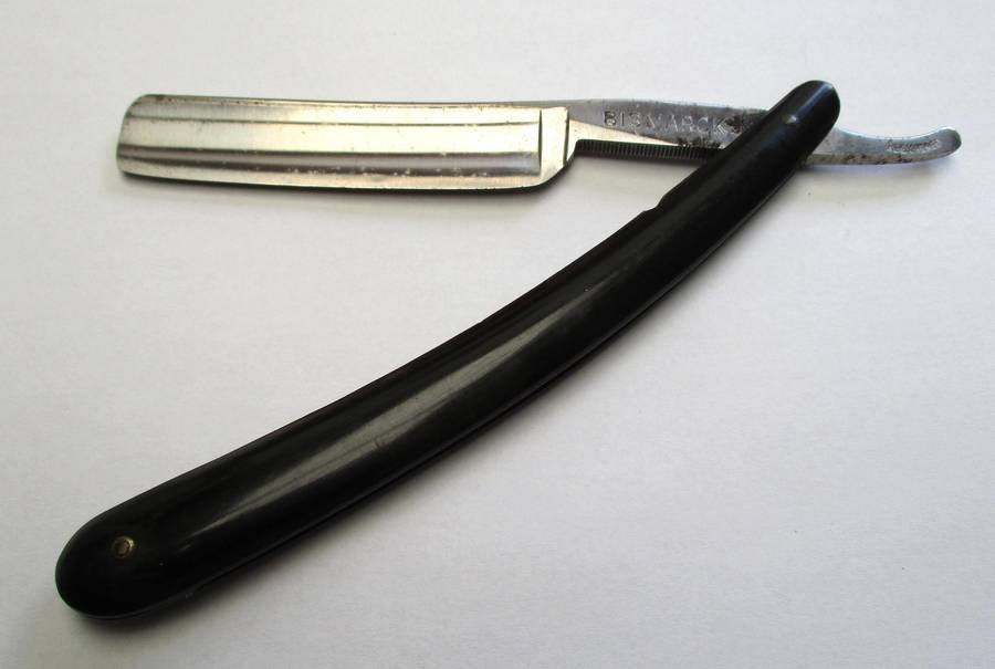 Vintage Bismark Cut throat razor / straight razor