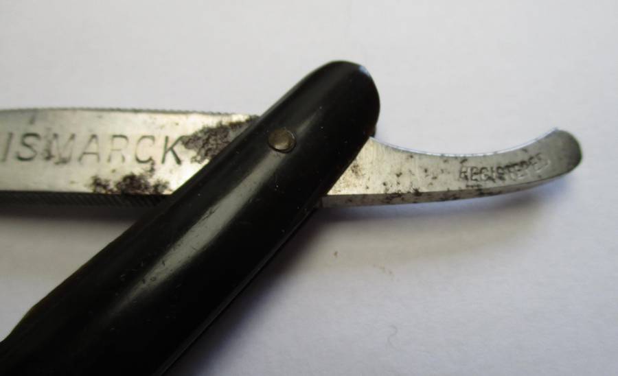 Vintage Bismark Cut throat razor / straight razor