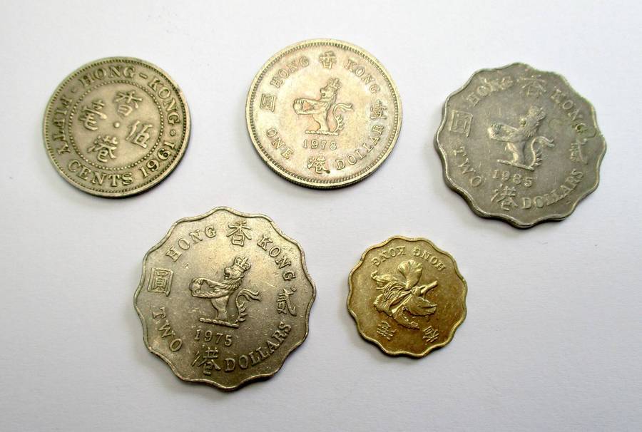 Lot - Hong Kong coins - Elizabeth 2nd