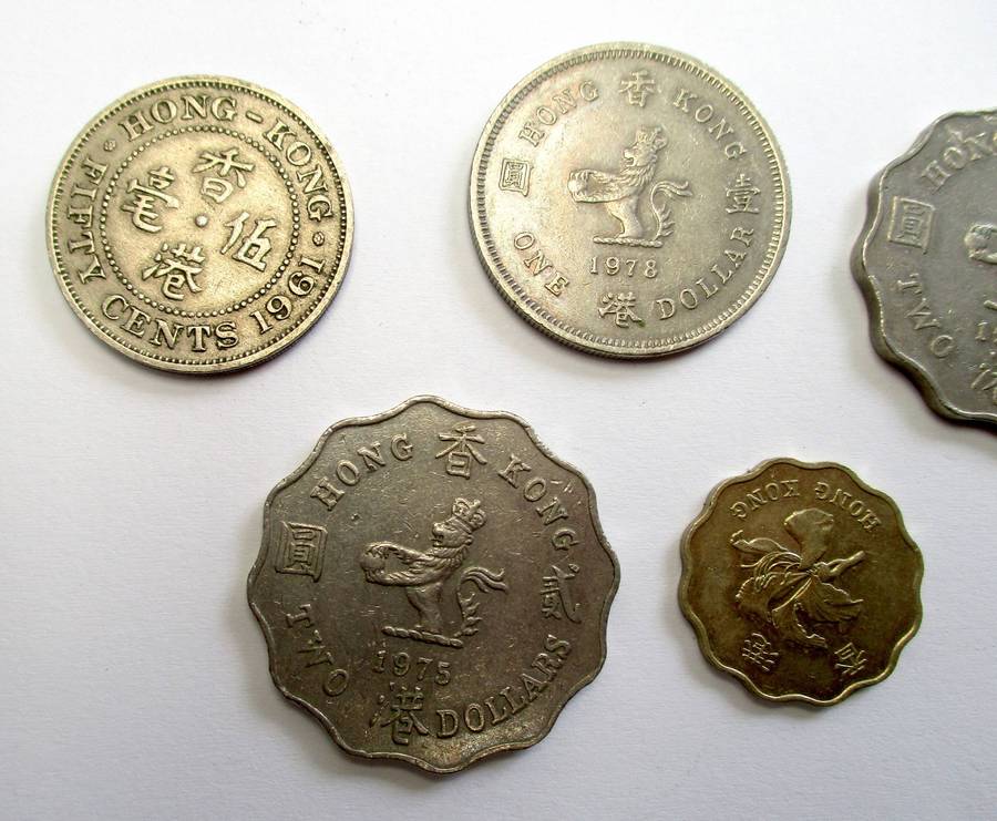 Lot - Hong Kong coins - Elizabeth 2nd