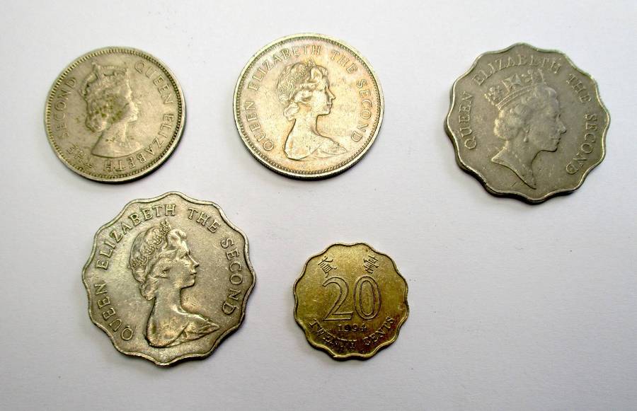 Lot - Hong Kong coins - Elizabeth 2nd