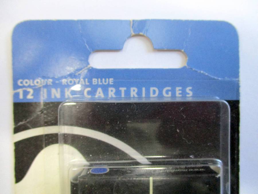 Mont Blanc - 12 Ink Cartridges  - Royal Blue - Sealed in original packaging