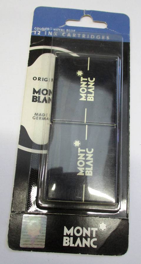 Mont Blanc - 12 Ink Cartridges  - Royal Blue - Sealed in original packaging