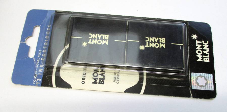 Mont Blanc - 12 Ink Cartridges  - Royal Blue - Sealed in original packaging