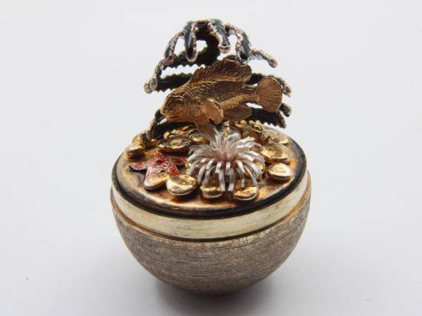 Stuart Devlin Silver 'Surprise' Egg
