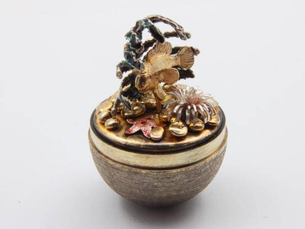 Stuart Devlin Silver 'Surprise' Egg