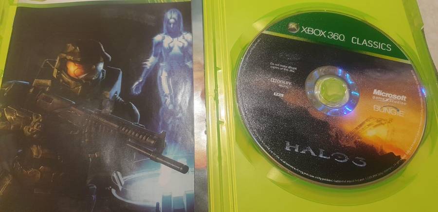 Xbox 360 Halo 3 original disk game in box