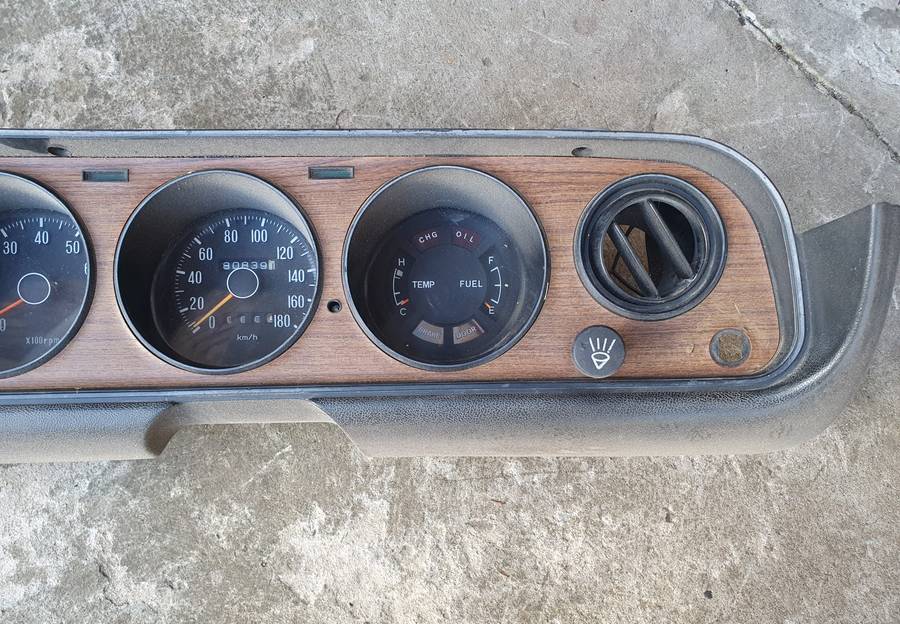1976 Dodge Colt - 2 Door GT Coupe - Dash - Instrument Cluster